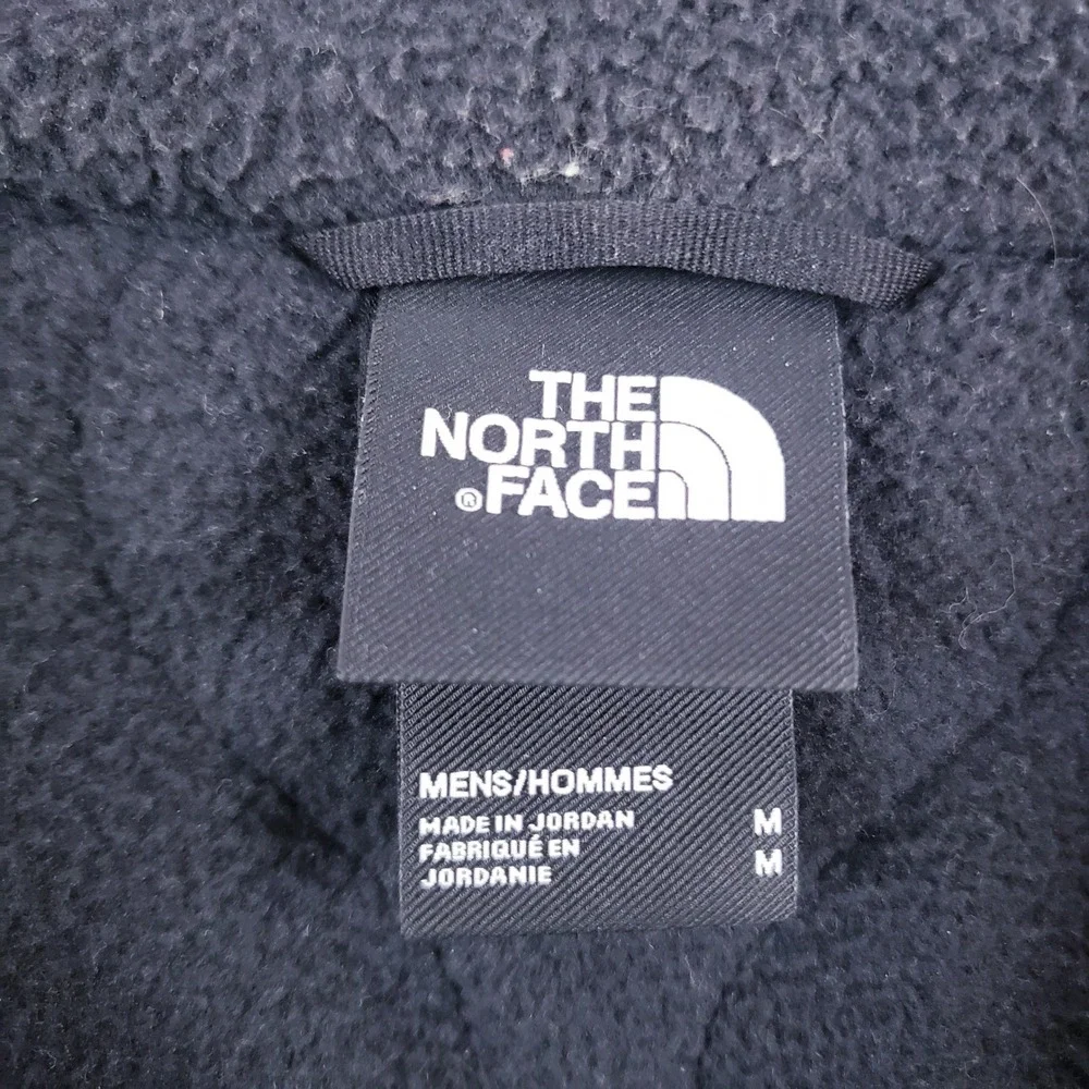 The North Face Royal Arch 1/4 Snap Fleece Pullover Jacket Black Mens Medium‎